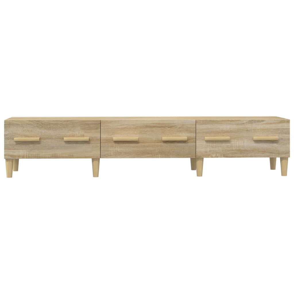 Tv-meubel 150x34,5x30 cm bewerkt hout