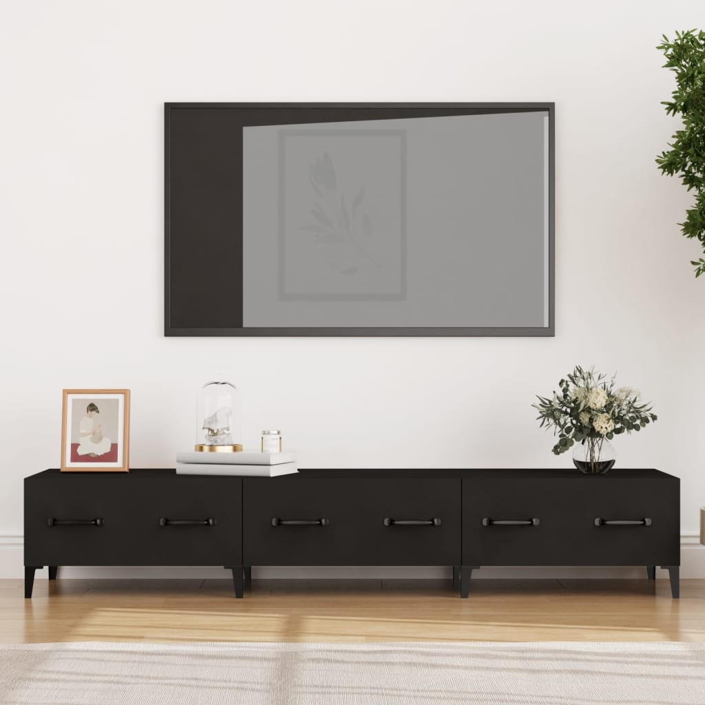 Tv-meubel 150x34,5x30 cm bewerkt hout