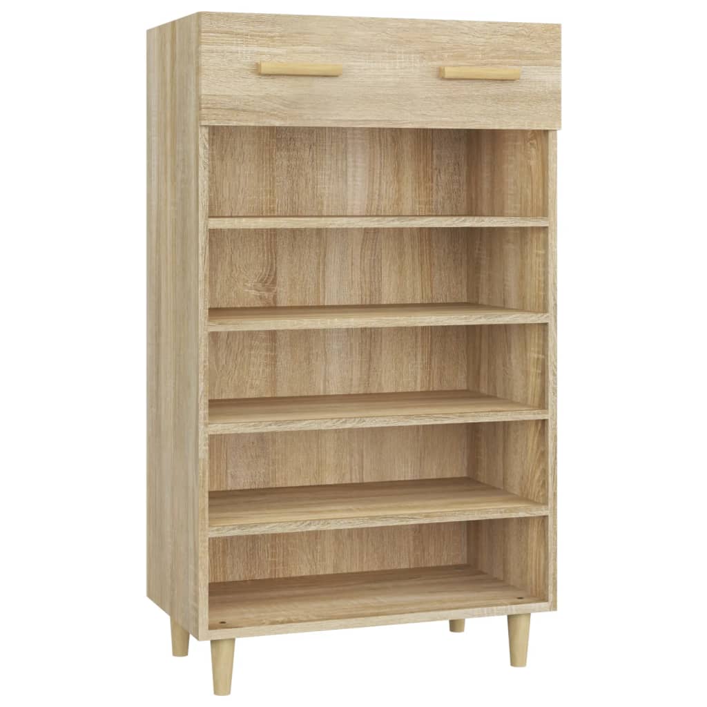 Schoenenkast 60x35x105 cm bewerkt hout