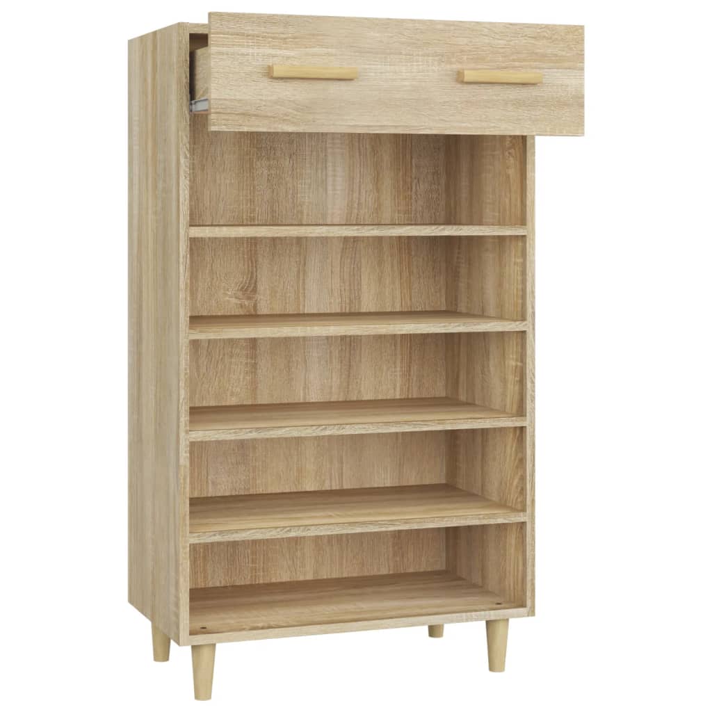 Schoenenkast 60x35x105 cm bewerkt hout