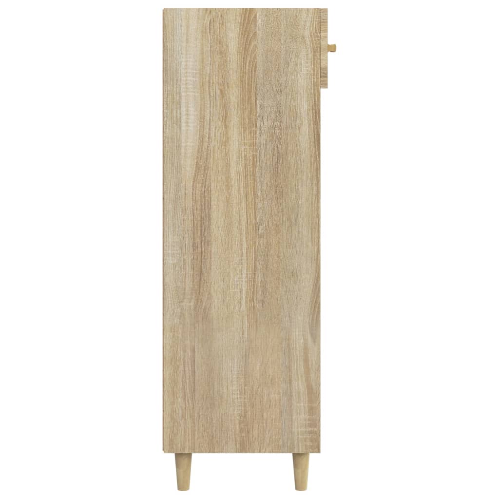 Schoenenkast 60x35x105 cm bewerkt hout