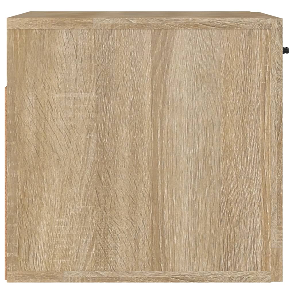 Wandkast 80x36,5x35 cm bewerkt hout