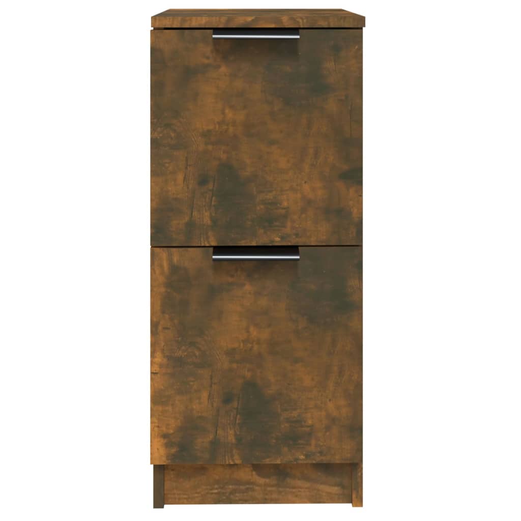 Buffet 30x30x70 cm en dérivé du bois couleur chêne