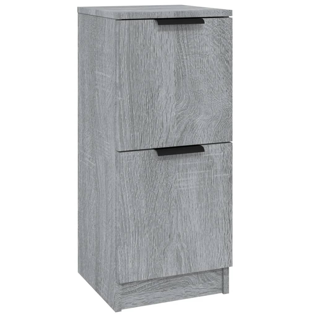 Dressoir 30x30x70 cm bewerkt hout eikenkleurig