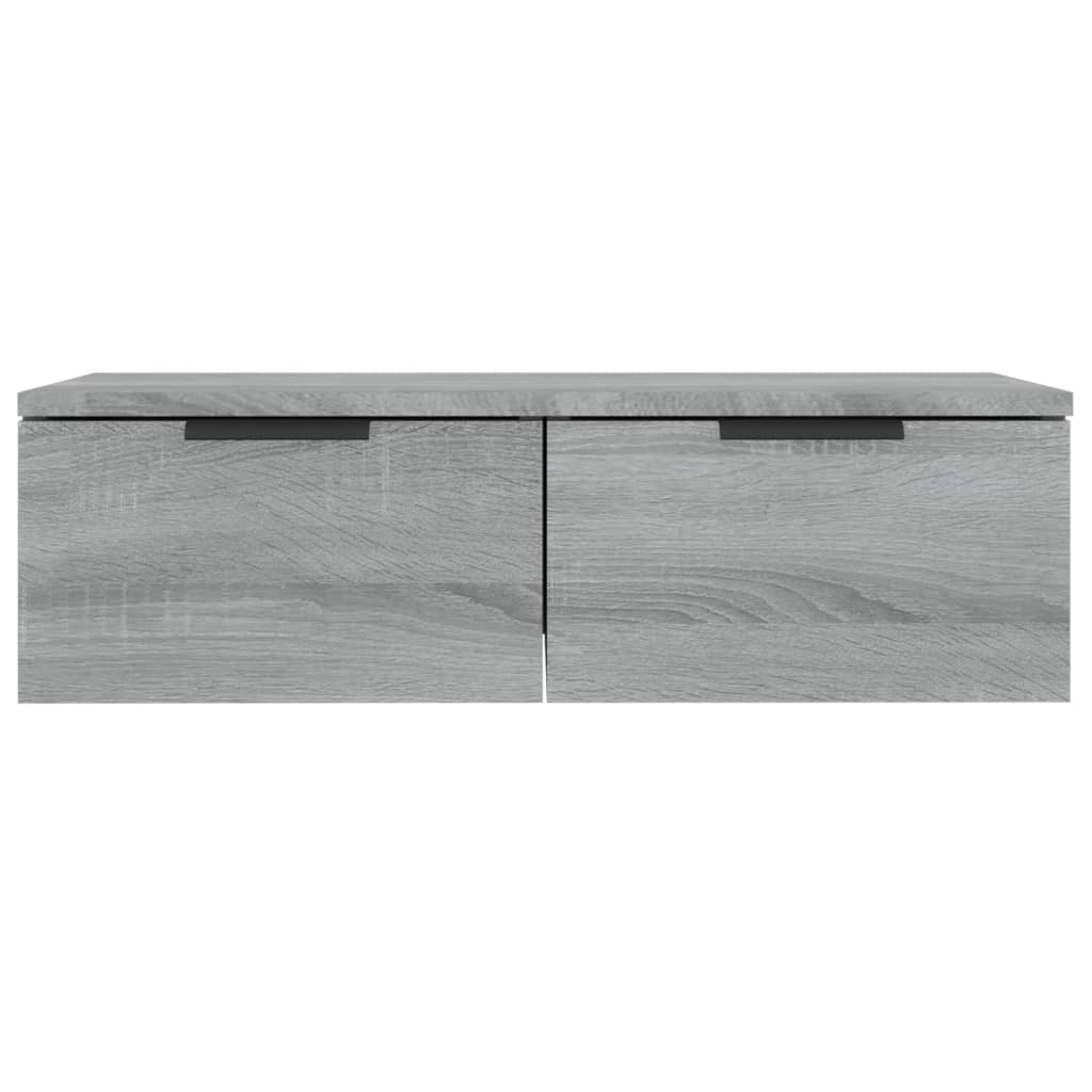 Wandkast 68x30x20 cm bewerkt hout