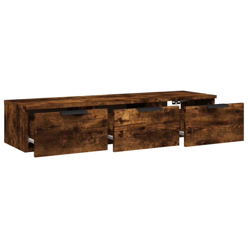 Wandkast 102x30x20 cm bewerkt hout hoogglans wit