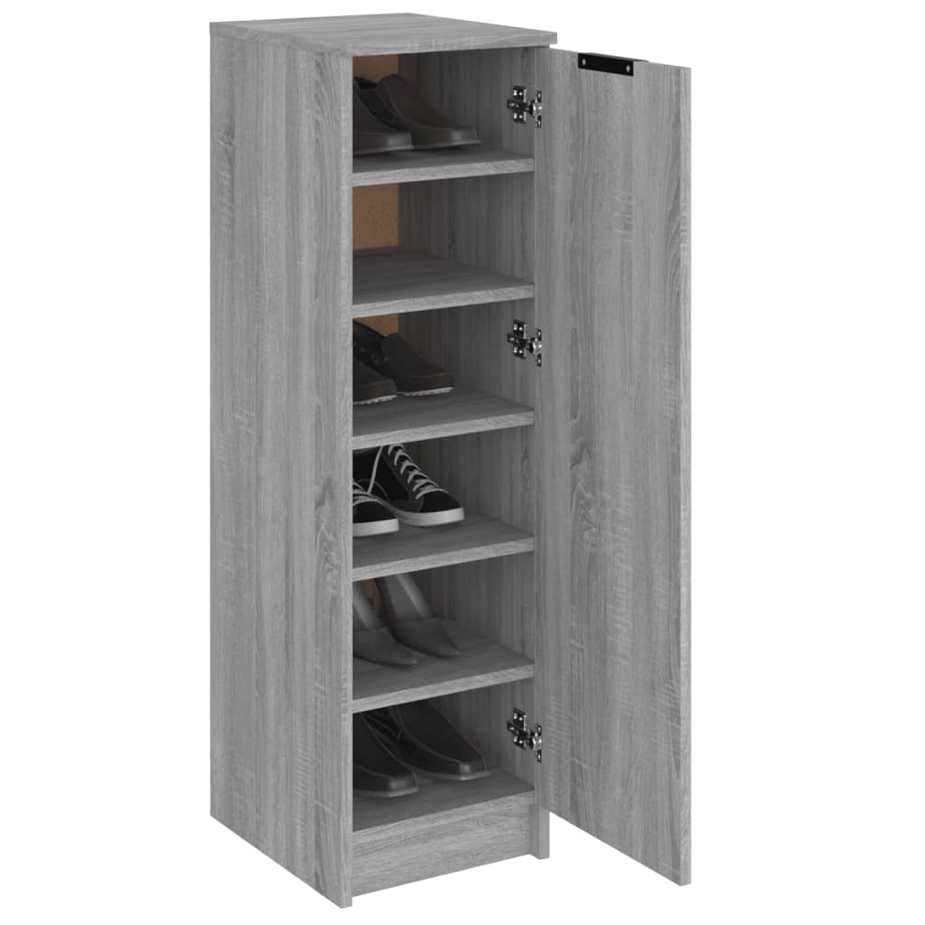 Schoenenkast 30x35x100 cm bewerkt hout