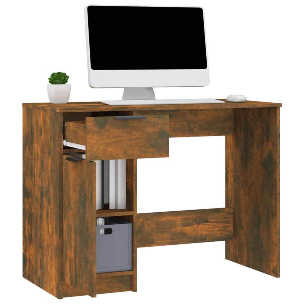 Bureau 100x50x75 cm bewerkt hout