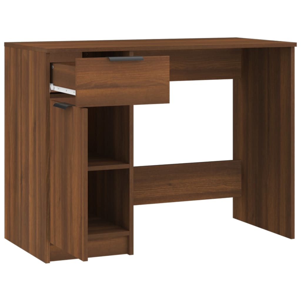 Bureau 100x50x75 cm bewerkt hout