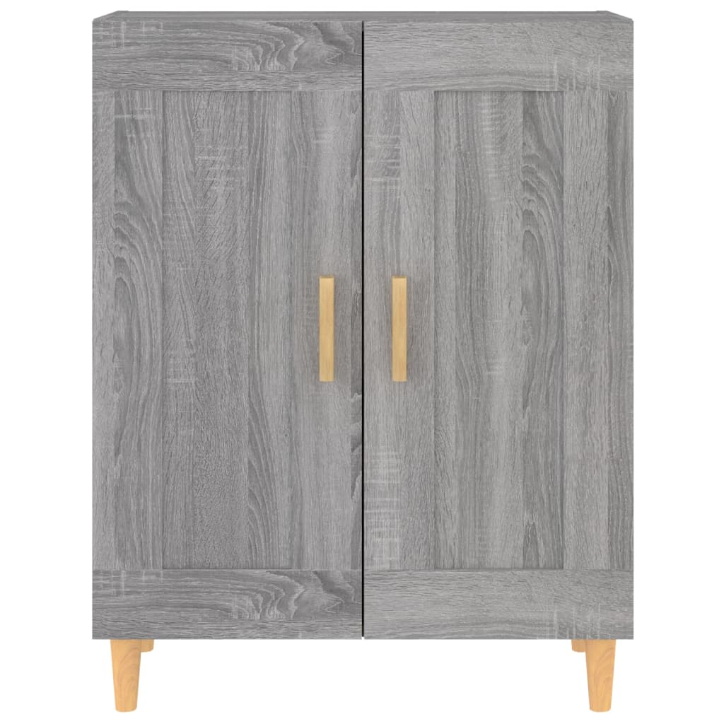 Dressoir 69,5x34x90 cm bewerkt hout eikenkleurig