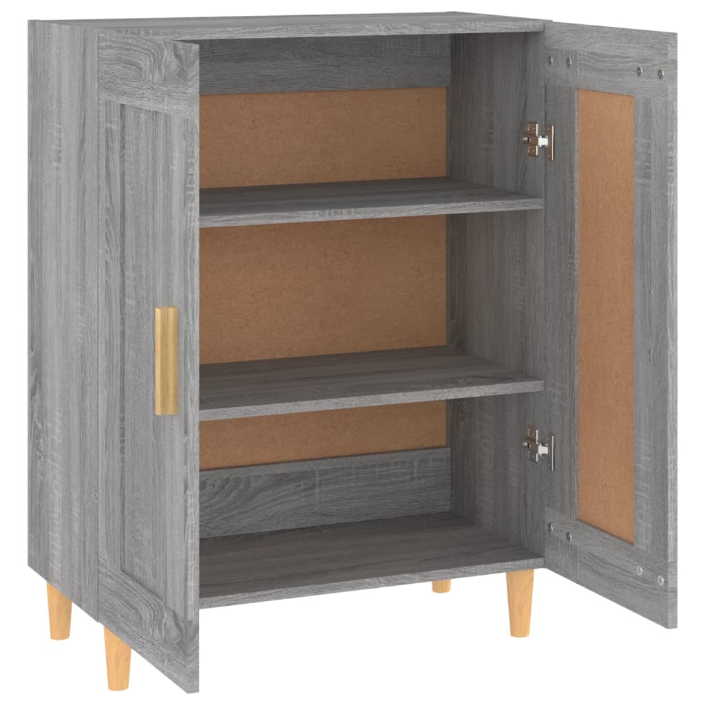 Dressoir 69,5x34x90 cm bewerkt hout eikenkleurig