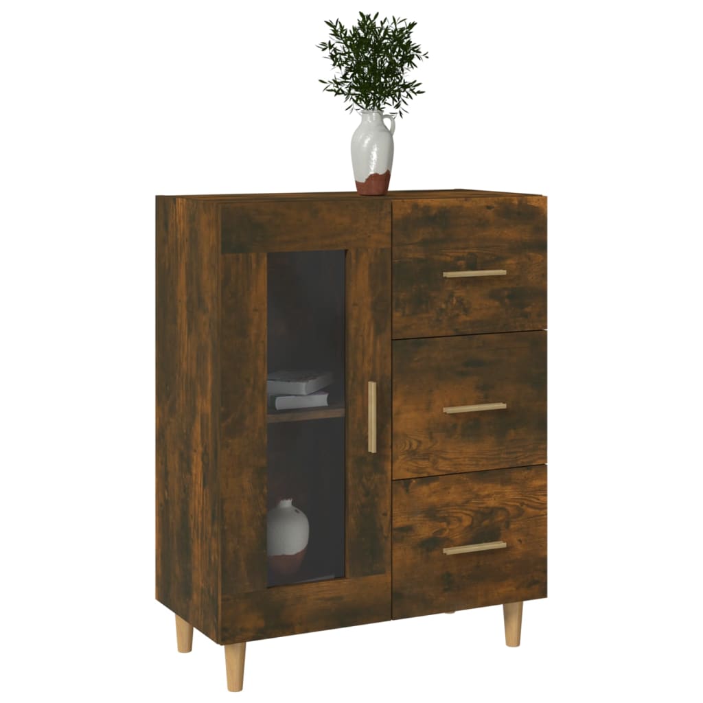 Buffet 69,5x34x90 cm en bois travaillé