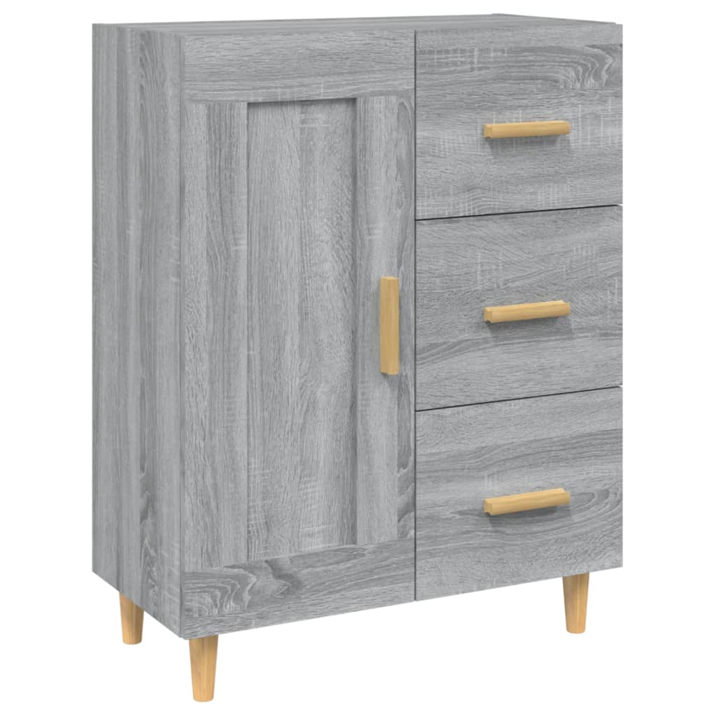 Dressoir 69,5x34x90 cm bewerkt hout