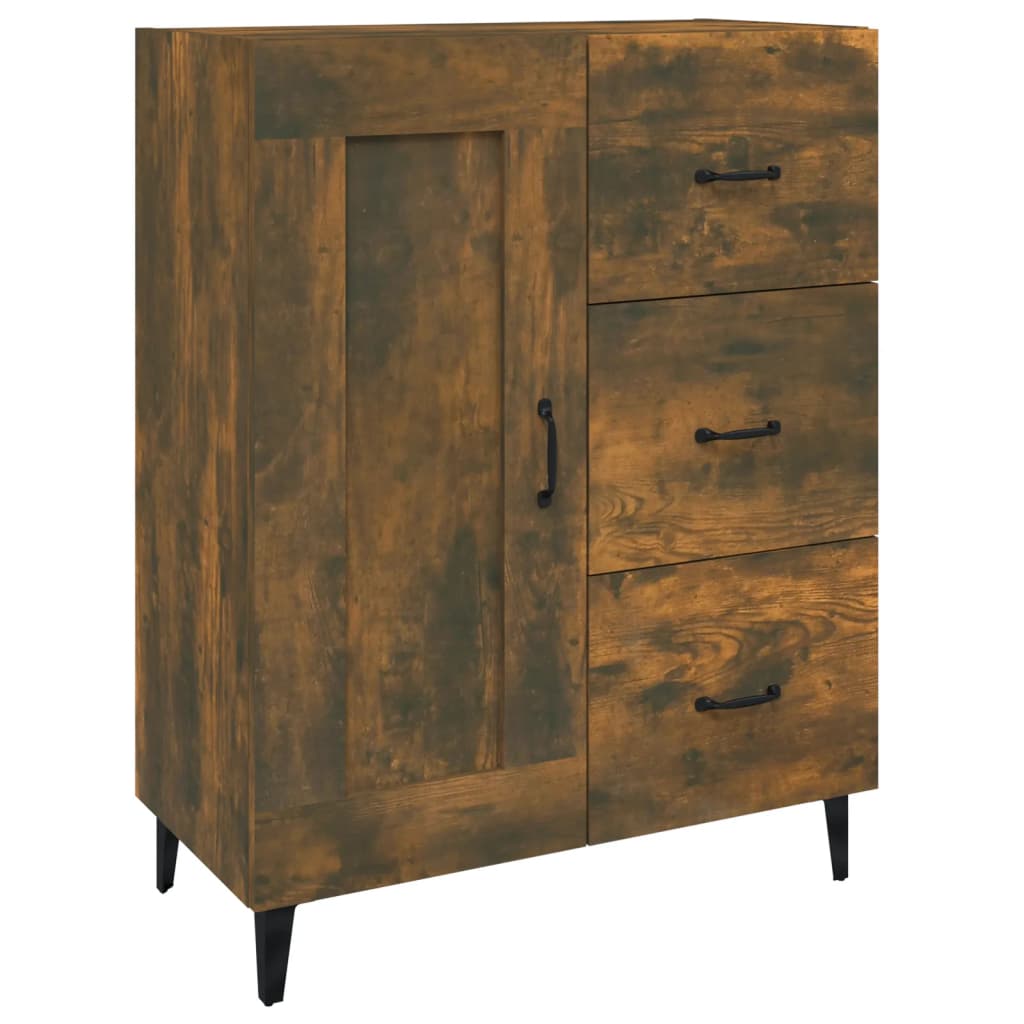 Buffet 69,5x34x90 cm en bois travaillé