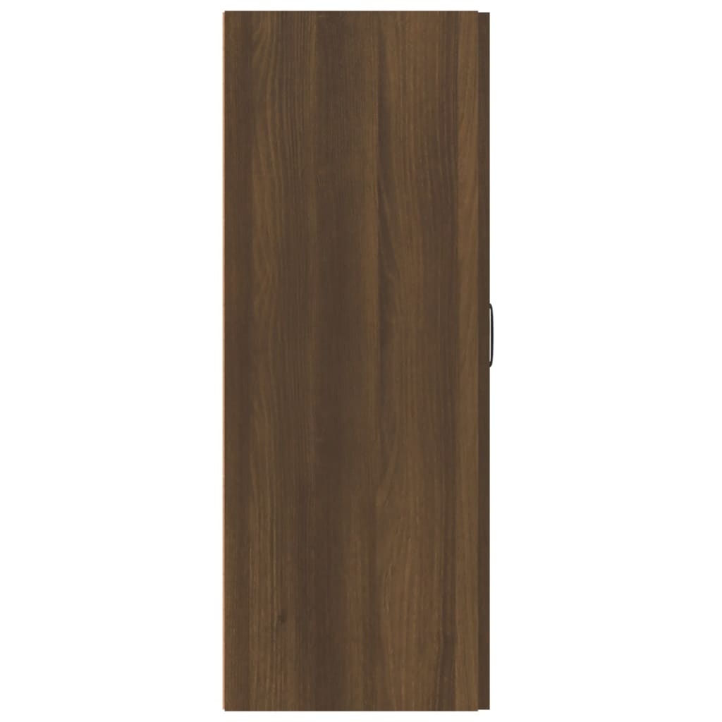 Hangkast 69,5x34x90 cm bewerkt hout eikenkleurig