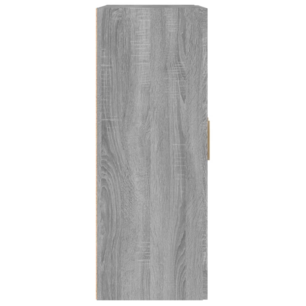 Wandkast 69,5x32,5x90 cm bewerkt hout