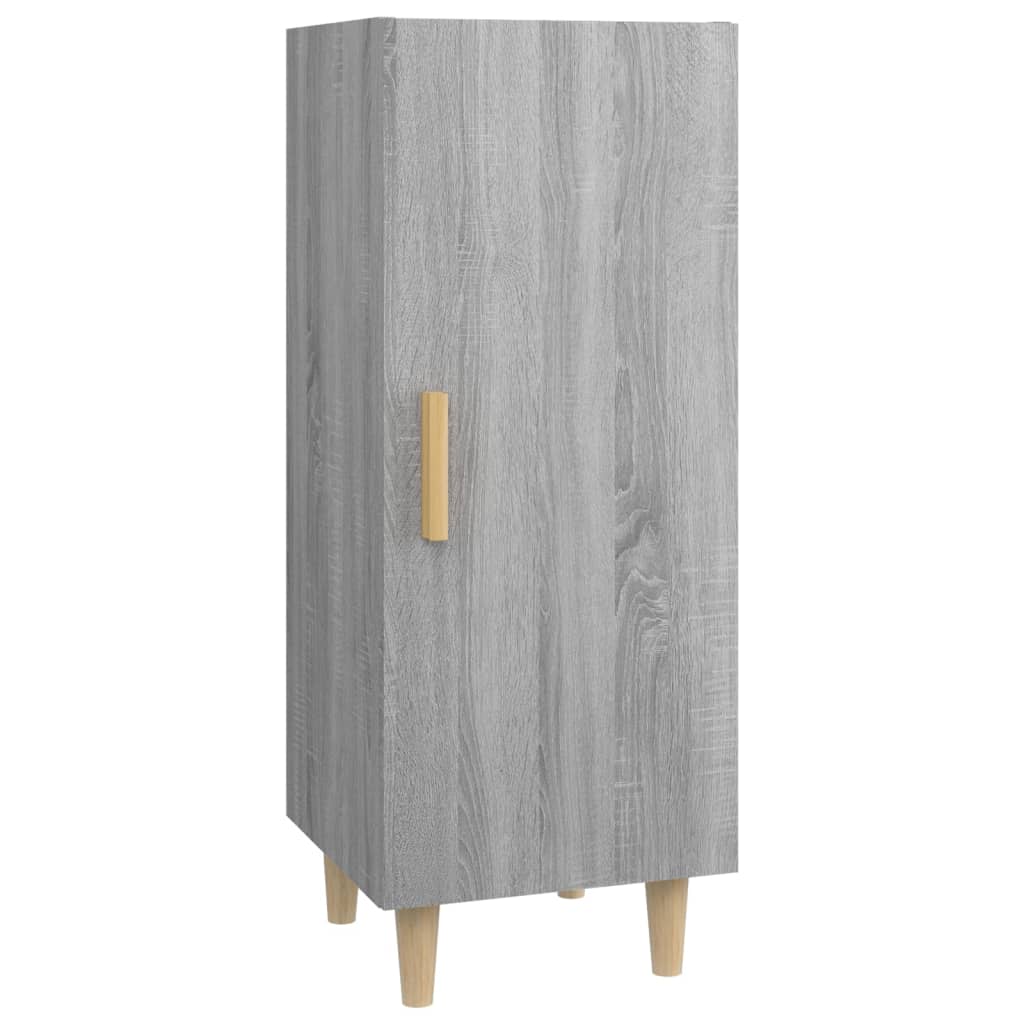 Dressoir 34,5x34x90 cm bewerkt hout eikenkleurig