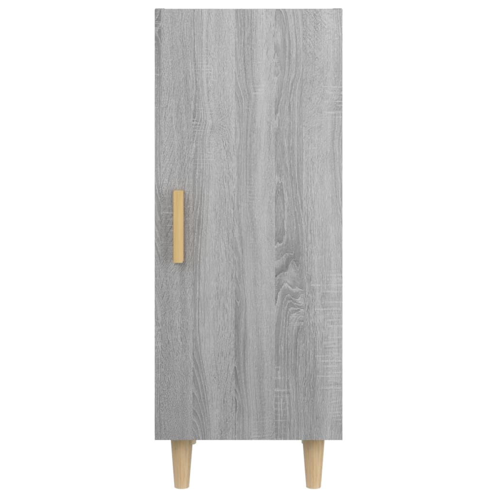 Dressoir 34,5x34x90 cm bewerkt hout eikenkleurig