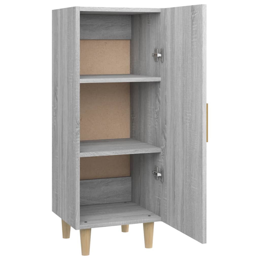 Dressoir 34,5x34x90 cm bewerkt hout eikenkleurig