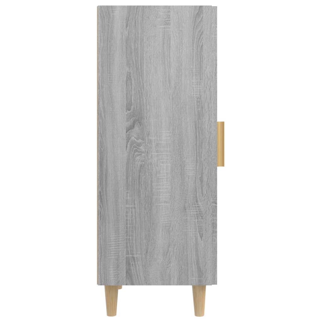 Dressoir 34,5x34x90 cm bewerkt hout eikenkleurig