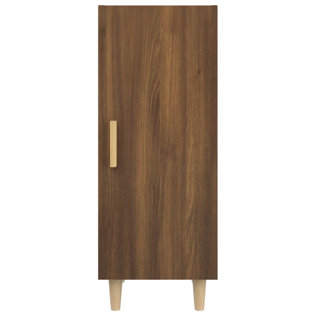 Dressoir 34,5x34x90 cm bewerkt hout eikenkleurig