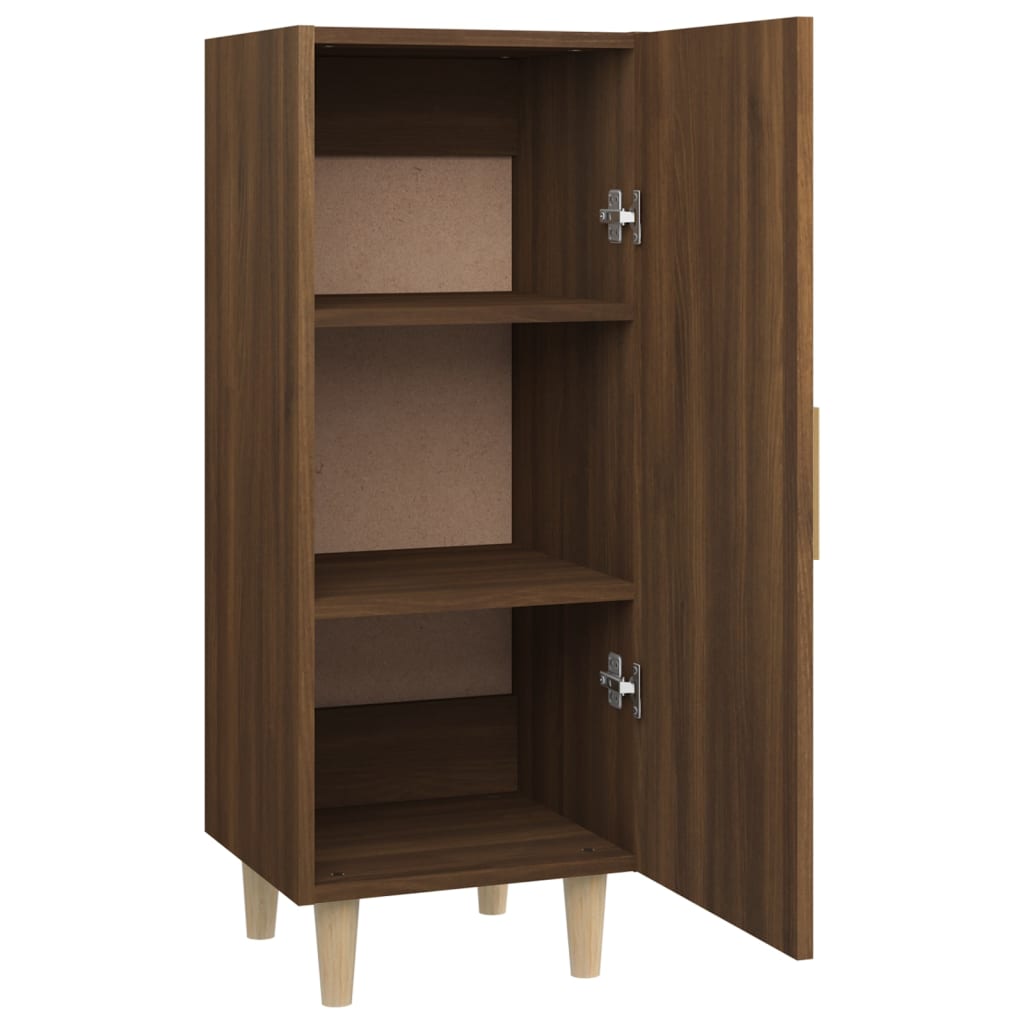 Dressoir 34,5x34x90 cm bewerkt hout eikenkleurig