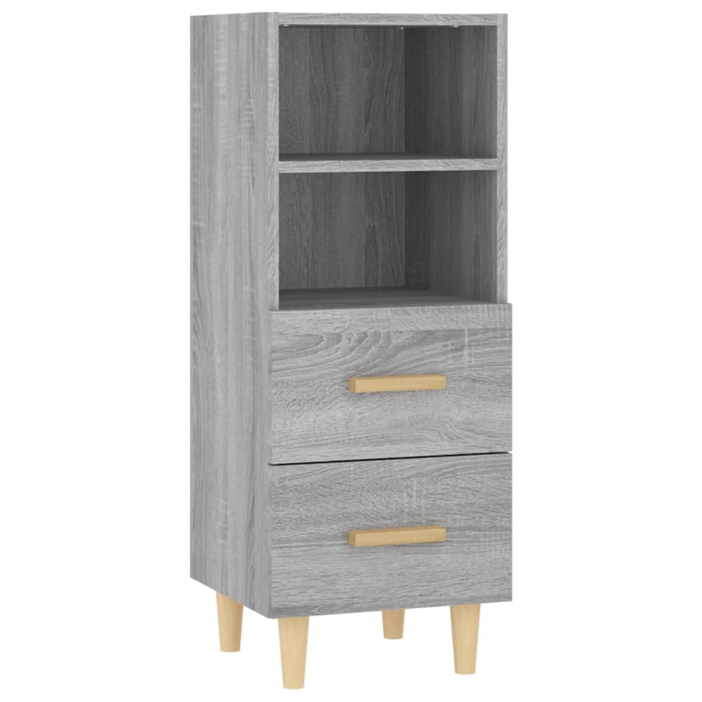 Dressoir 34,5x34x90 cm bewerkt hout