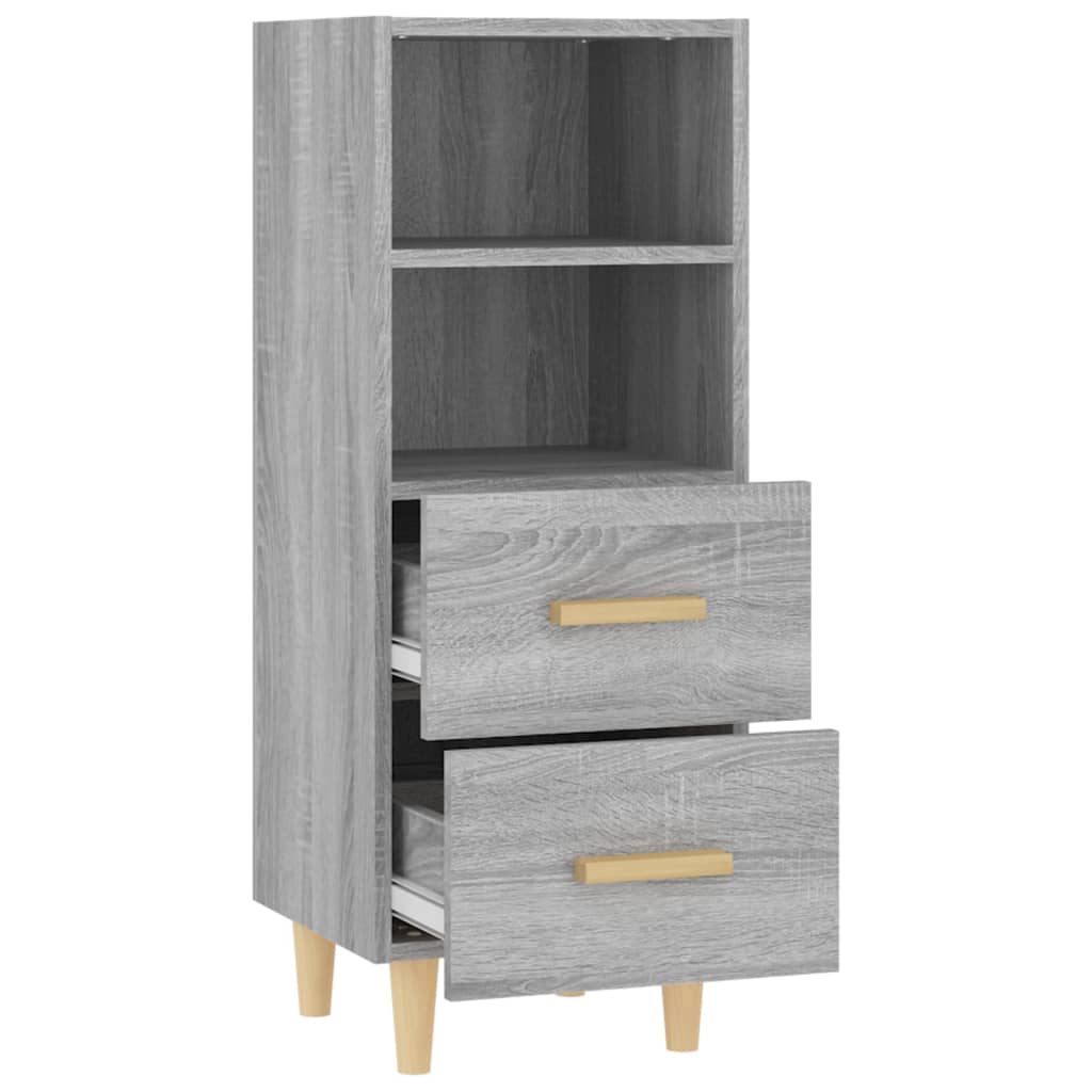 Dressoir 34,5x34x90 cm bewerkt hout