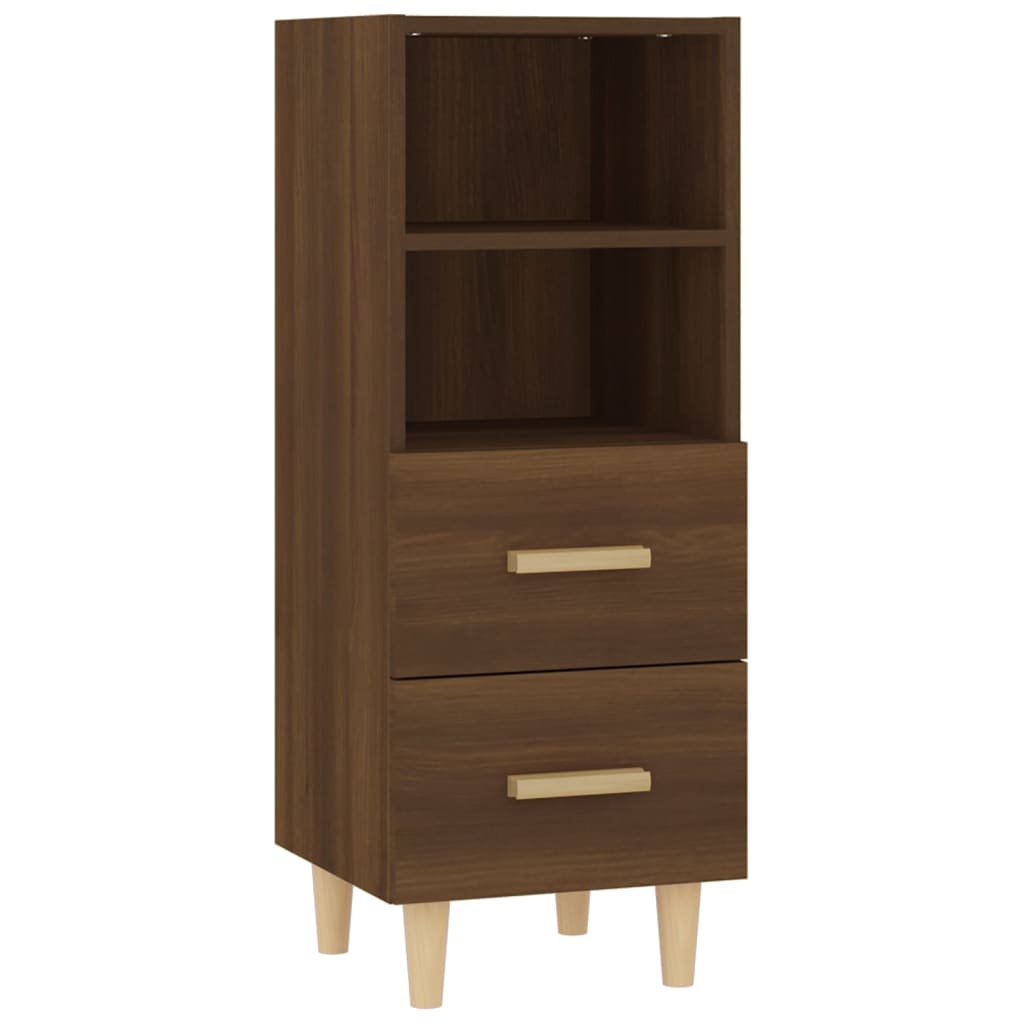 Dressoir 34,5x34x90 cm bewerkt hout