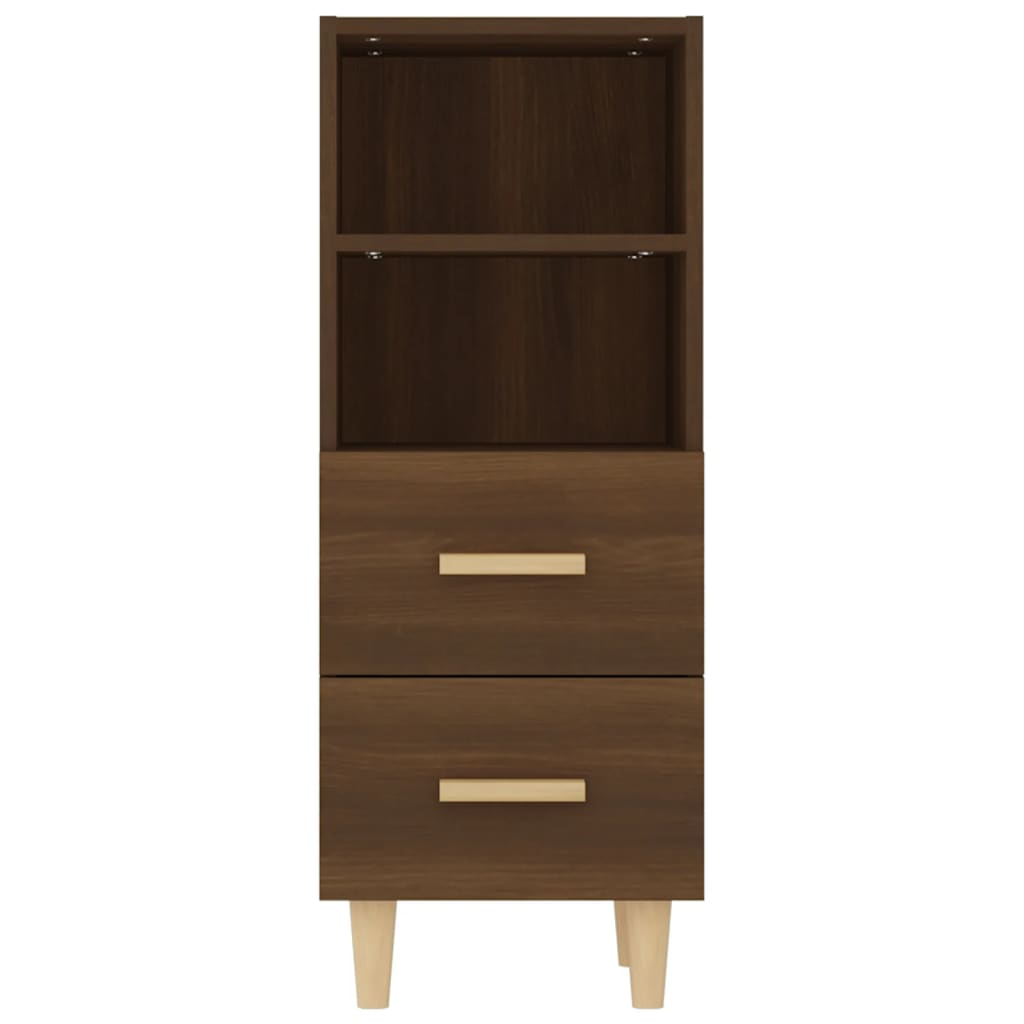 Dressoir 34,5x34x90 cm bewerkt hout