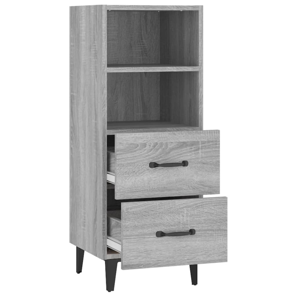 Dressoir 34,5x34x90 cm bewerkt hout