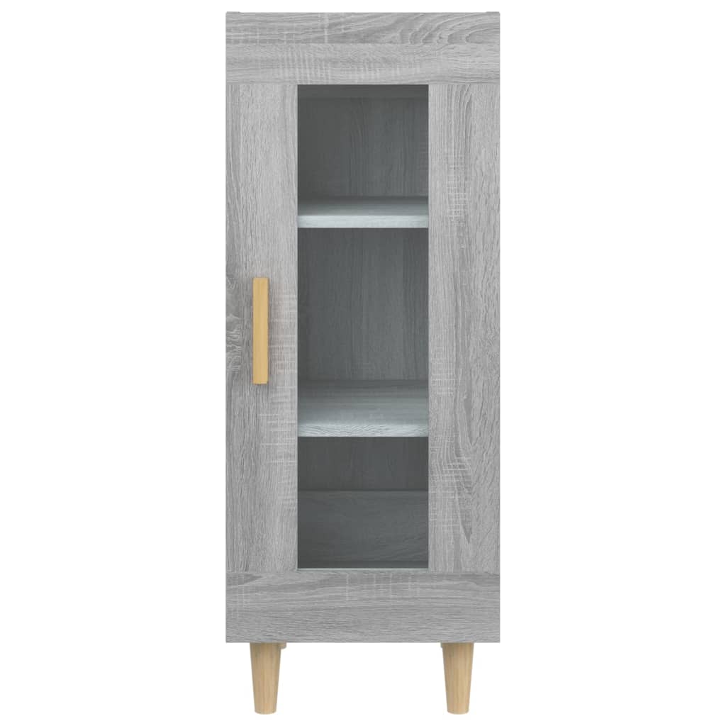 Dressoir 34,5x34x90 cm bewerkt hout eikenkleurig