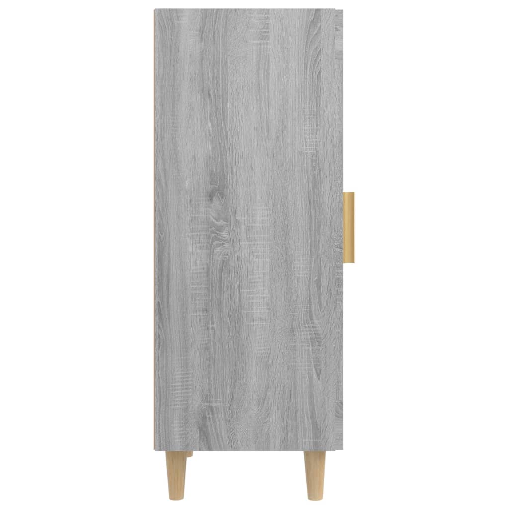 Dressoir 34,5x34x90 cm bewerkt hout eikenkleurig