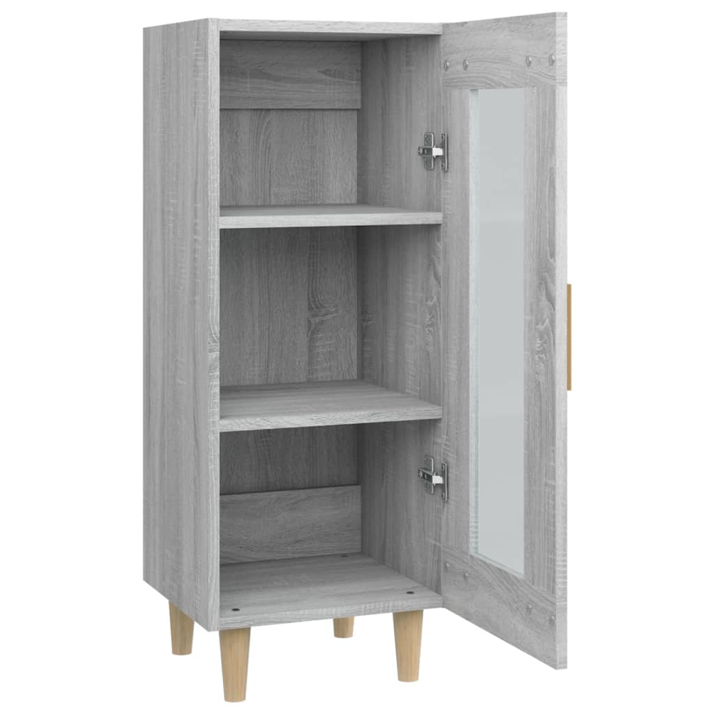 Dressoir 34,5x34x90 cm bewerkt hout eikenkleurig