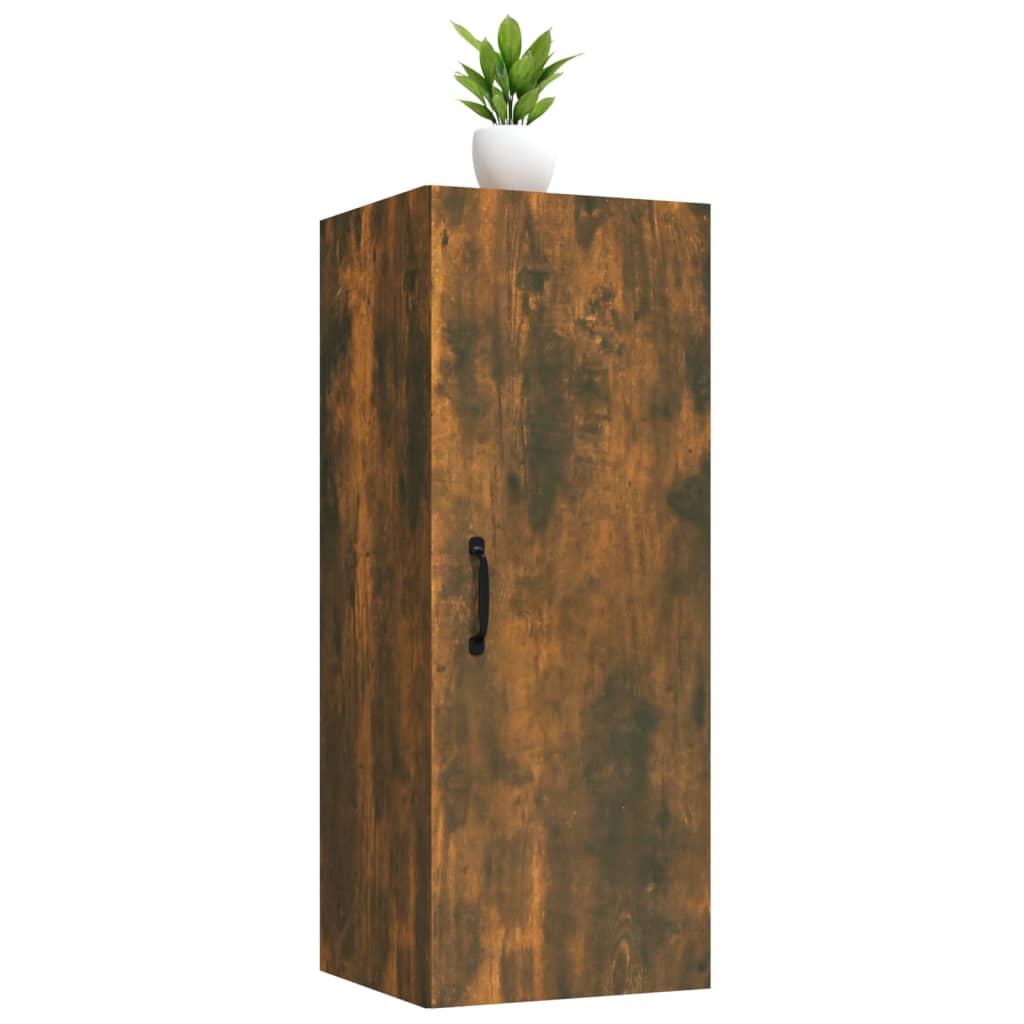 Wandkast 34,5x34x90 cm bewerkt hout