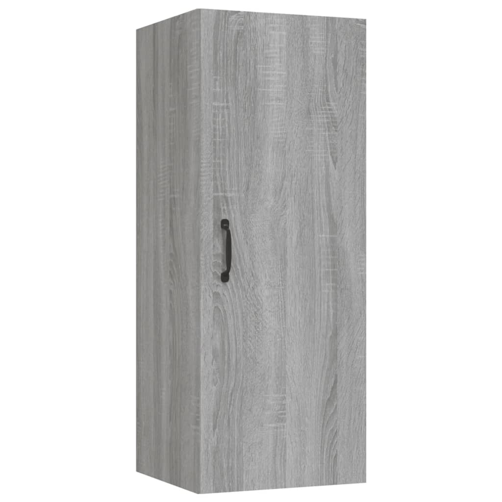 Wandkast 34,5x34x90 cm bewerkt hout