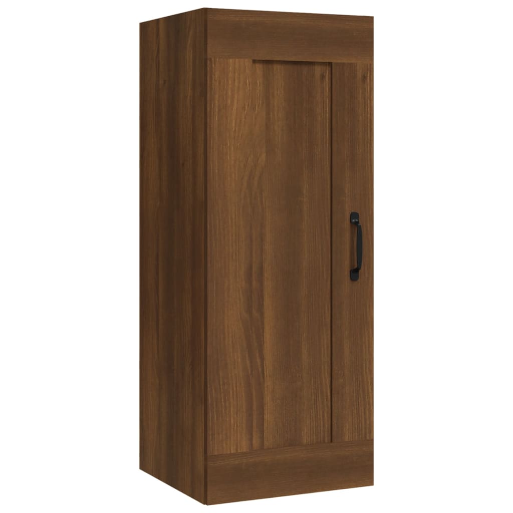 Armoire suspendue 35x34x90 cm bois fini