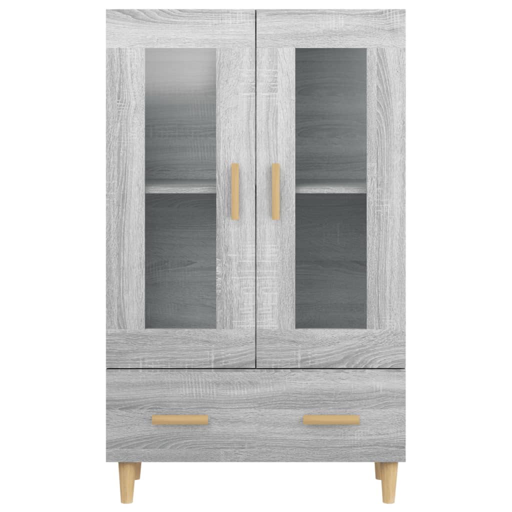 Meuble haut 70x31x115 cm en bois travaillé