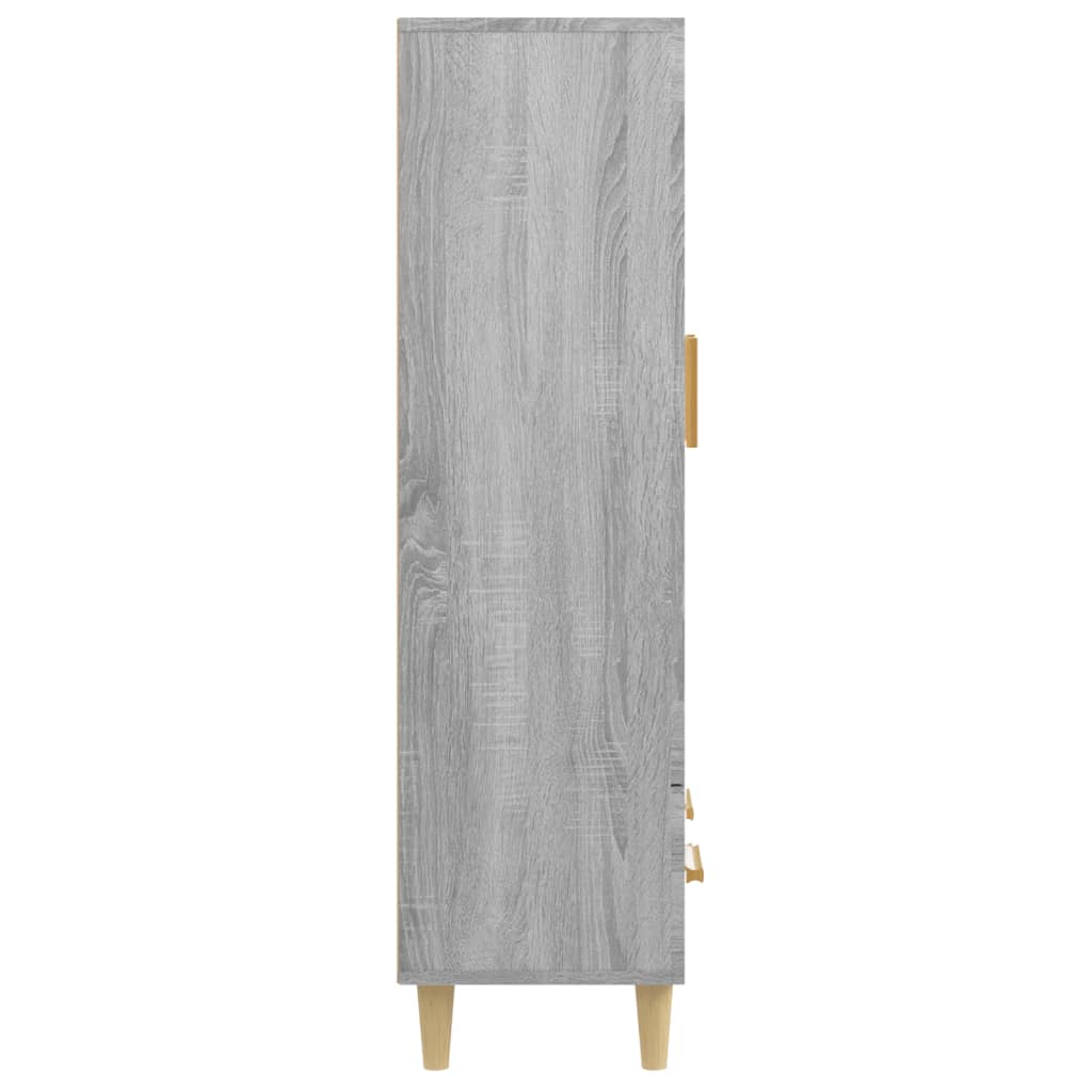 Hoge kast 70x31x115 cm bewerkt hout