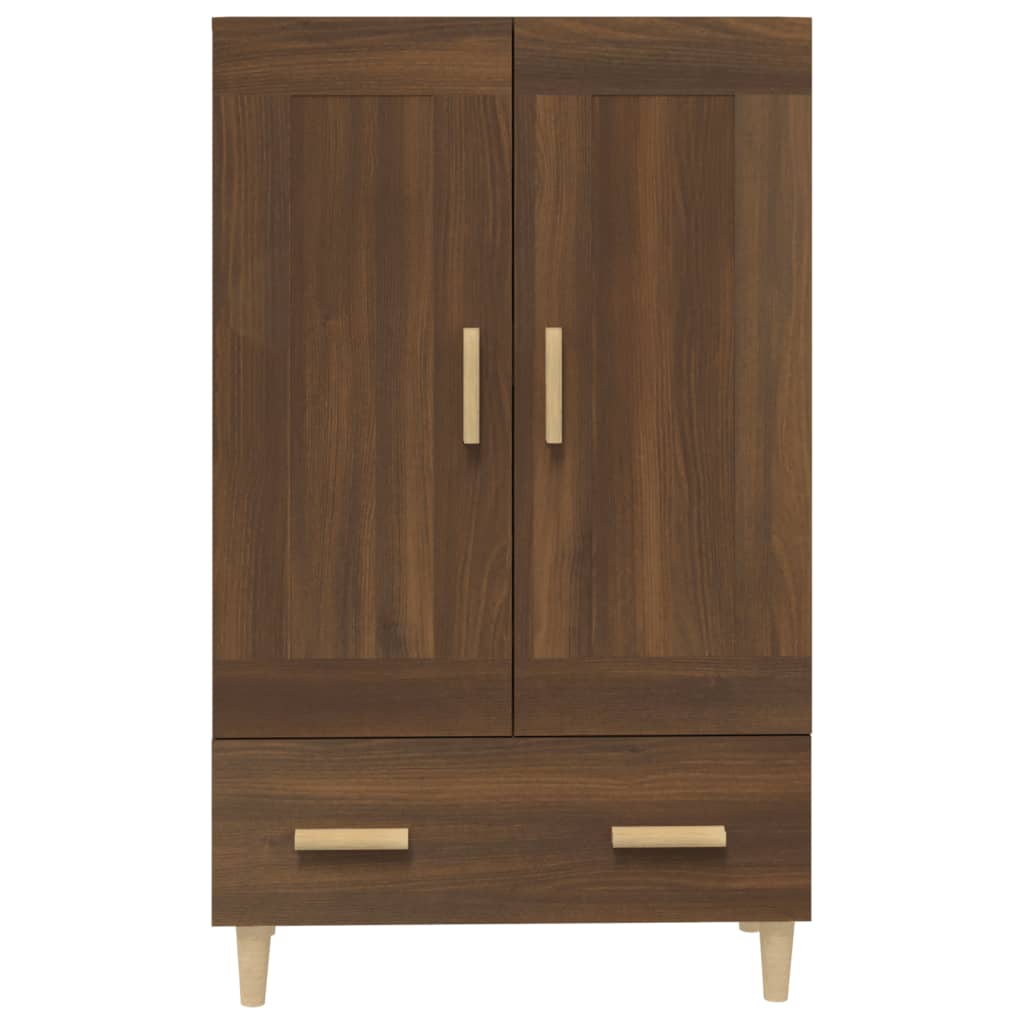 Meuble haut 70x31x115 cm en bois travaillé