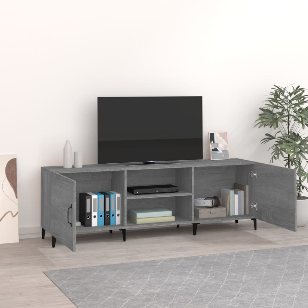 Tv-meubel 150x30x50 cm bewerkt hout