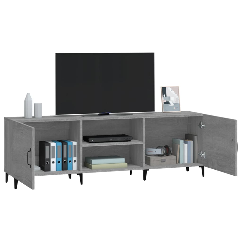 Tv-meubel 150x30x50 cm bewerkt hout