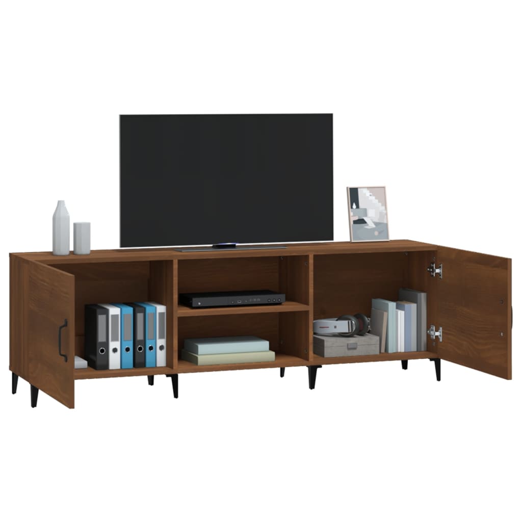 Tv-meubel 150x30x50 cm bewerkt hout