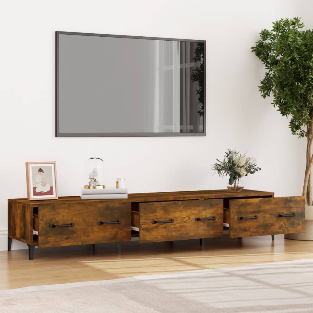 Tv-meubel 150x34,5x30 cm bewerkt hout