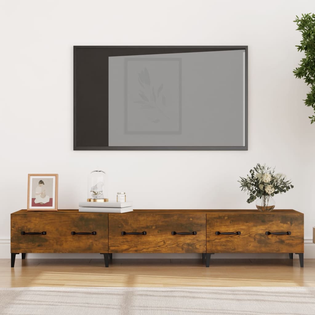 Tv-meubel 150x34,5x30 cm bewerkt hout