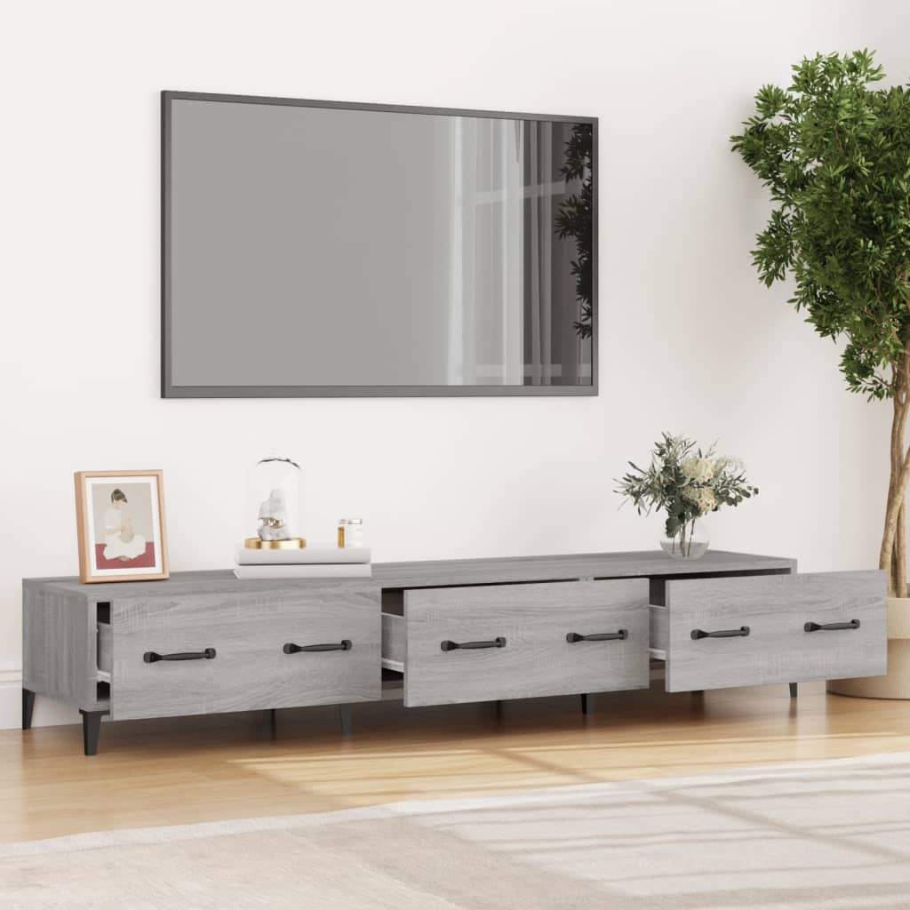 Tv-meubel 150x34,5x30 cm bewerkt hout