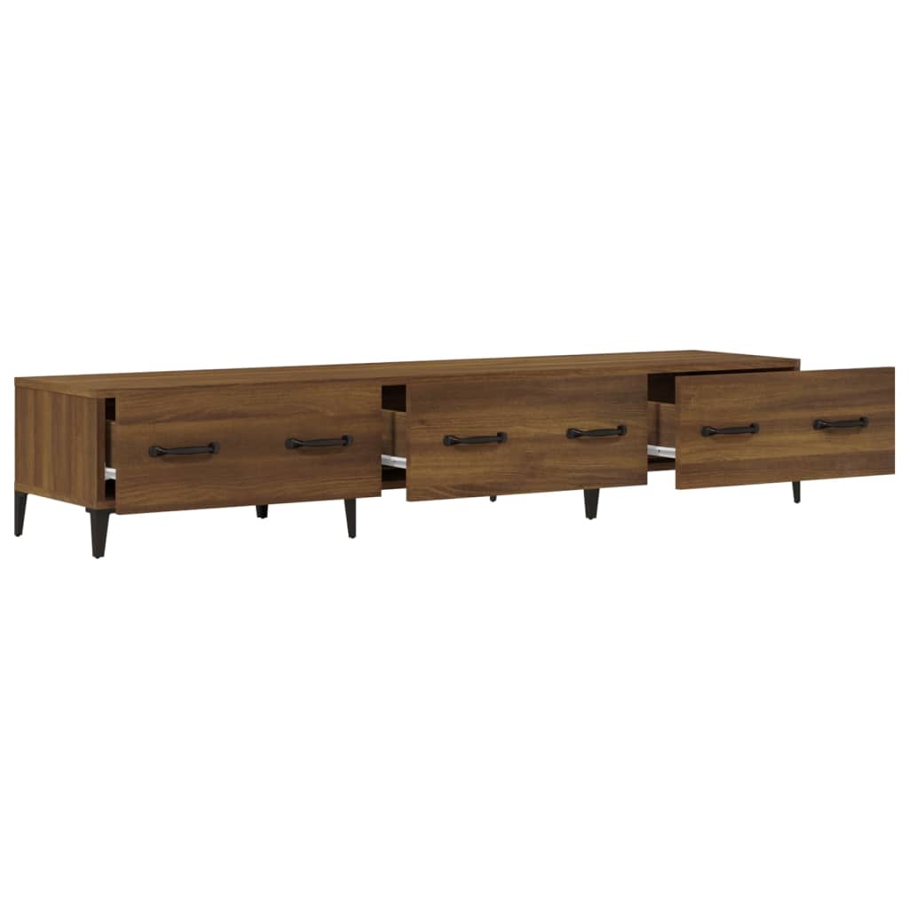 Tv-meubel 150x34,5x30 cm bewerkt hout