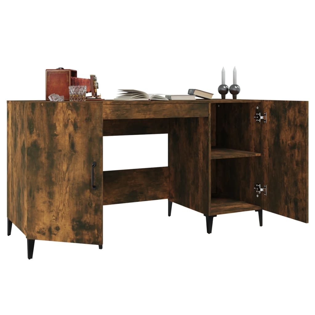 Bureau 140x50x75 cm bewerkt hout