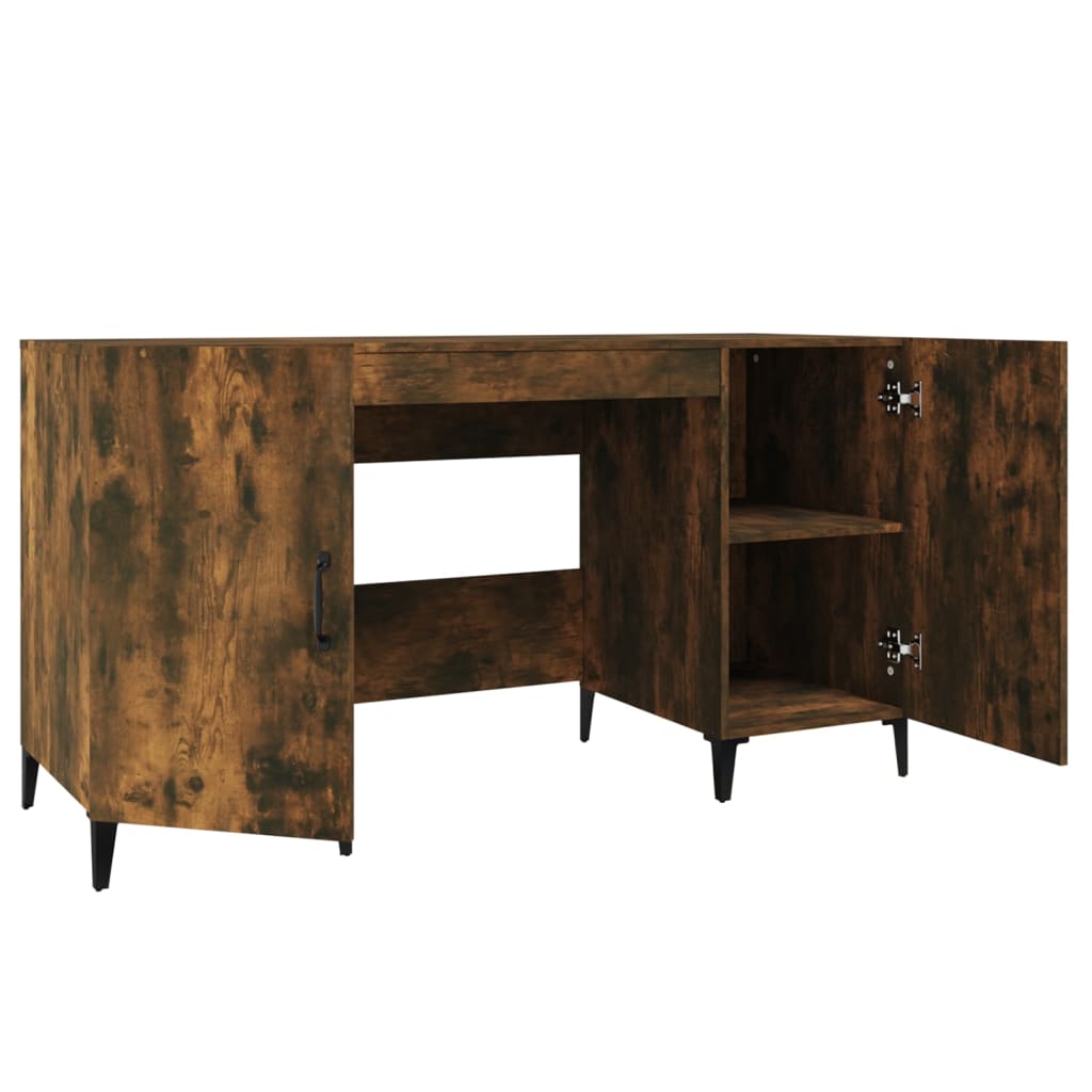 Bureau 140x50x75 cm bewerkt hout