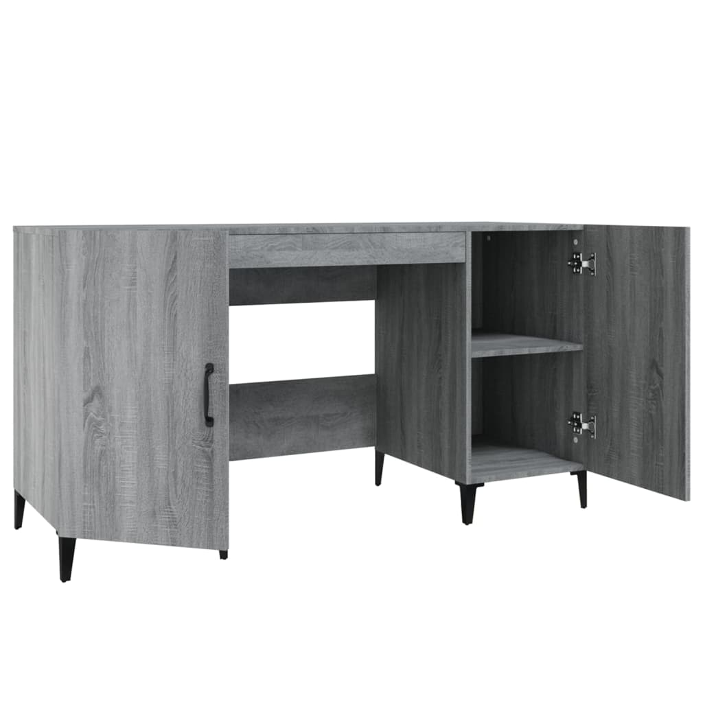 Bureau 140x50x75 cm bewerkt hout